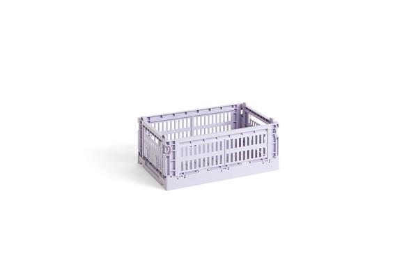 HAY Colour Crate folde opbevaringskasse small lavendel