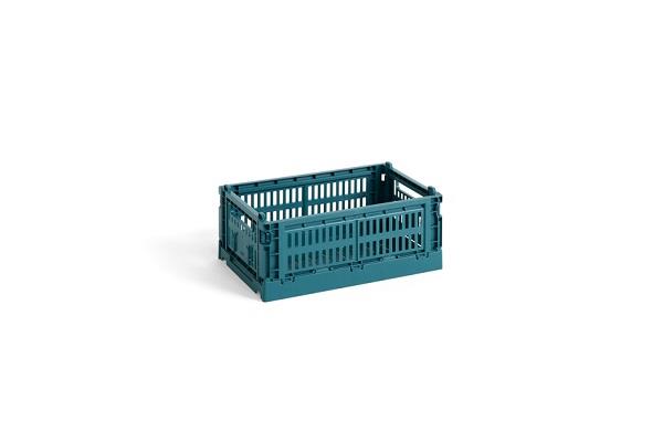 HAY Colour Crate folde opbevaringskasse small ocean grøn