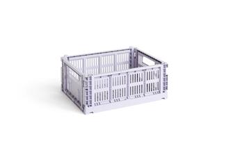 HAY Colour Crate folde opbevaringskasse medium lavendel