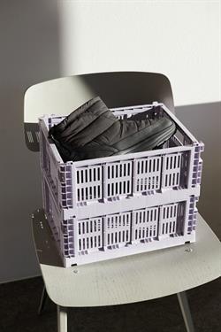 HAY Colour Crate folde opbevaringskasse medium lavendel