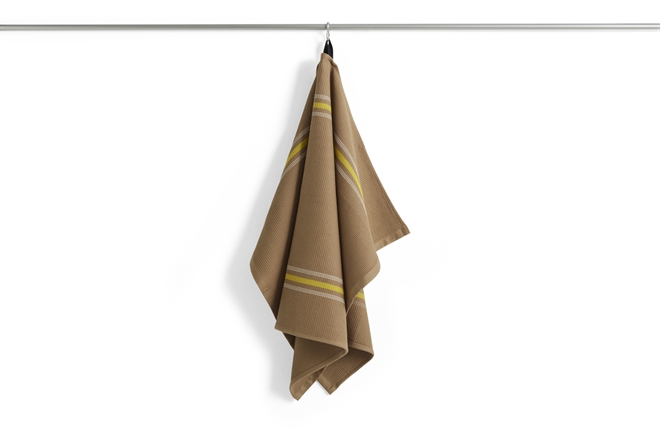 Canteen Tea Towel - viskestykke beige/gul fra HAY