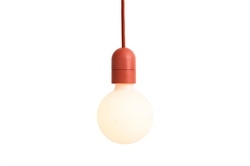 Common loftledning til loftlampe fra HAY rusty red