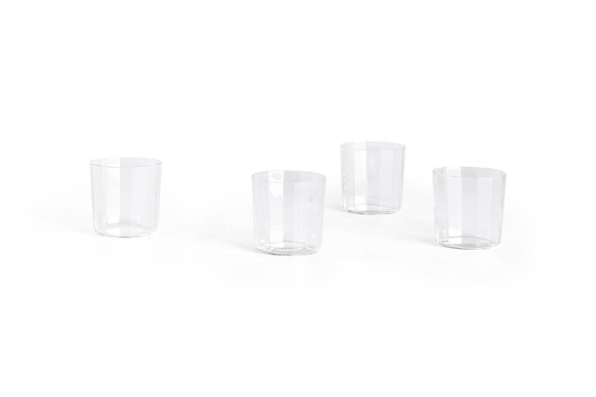 Angle Glass - Drikkeglas wide 4 stk fra HAY