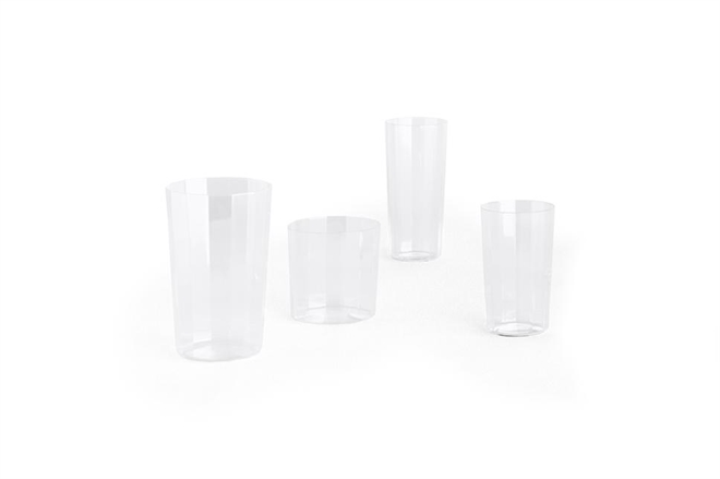 Angle Glass - Drikkeglas flere størrelser 4 stk fra HAY