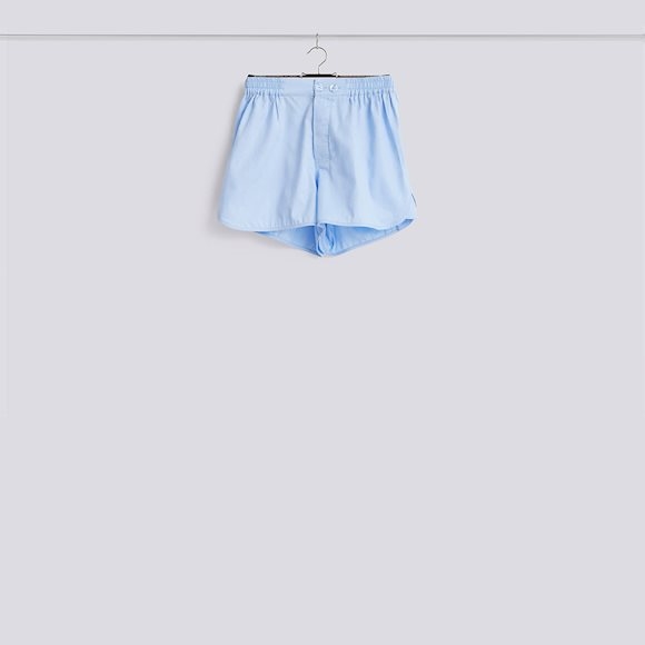 Outline Pyjamasshorts S/M soft  blue fra HAY