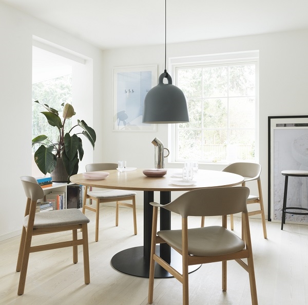 Bell loftlampe grå Large Ø55 cm fra Normann Copenhagen