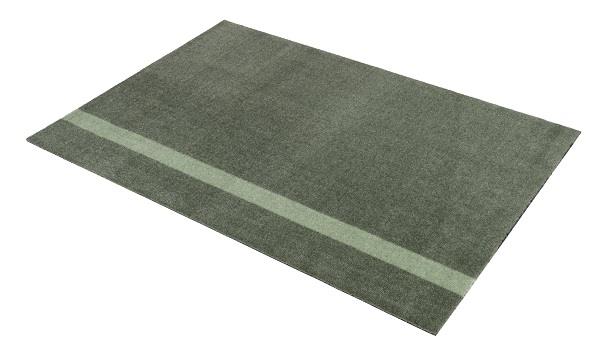 Løber - tæppe - måtte Stripes Vertical lysegrøn/støvet grøn 90x130 cm fra Tica Copenhagen