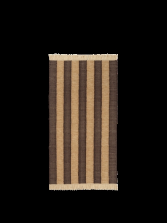 Ives Rug - løber - tæppe 80x140 cm i Chocolate fra Ferm Living