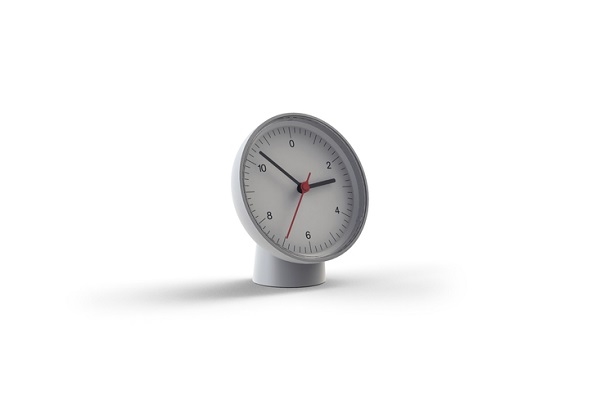 Table Clock - Bordur hvid fra HAY