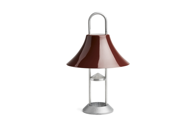 Mousquetin Portable lampe - bordlampe iron rød fra HAY 