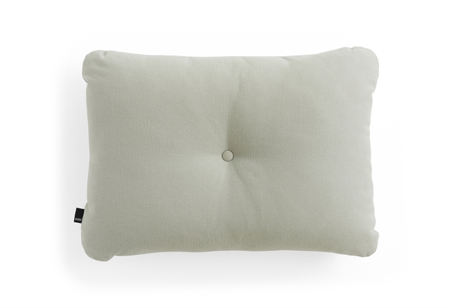 DOT Cushion XL - HAY pude med lille knap light grey