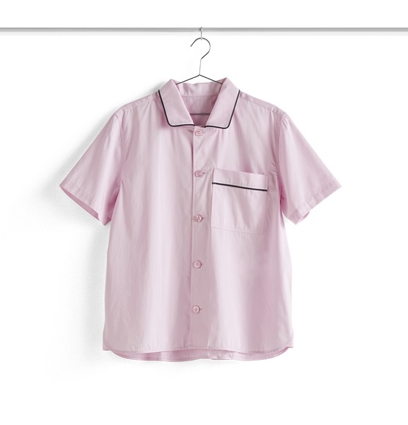 Outline Pyjamasskjorte SS - S/M rosa fra HAY