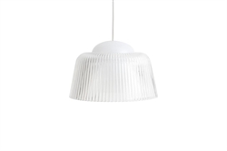 Brim Pendent - loftlampe i hvid fra HAY