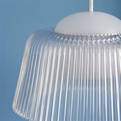 Brim Pendent - loftlampe i hvid fra HAY