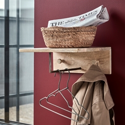 HDSate Coat Rack i mangotræ natur fra House Doctor