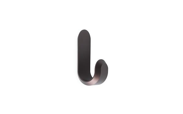 Curve Hook mini pk 2 - mat brun farver fra Normann Copenhagen