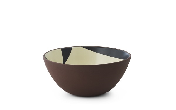 Line Bowl i rød ler medium Ø23 cm fra Normann Copenhagen