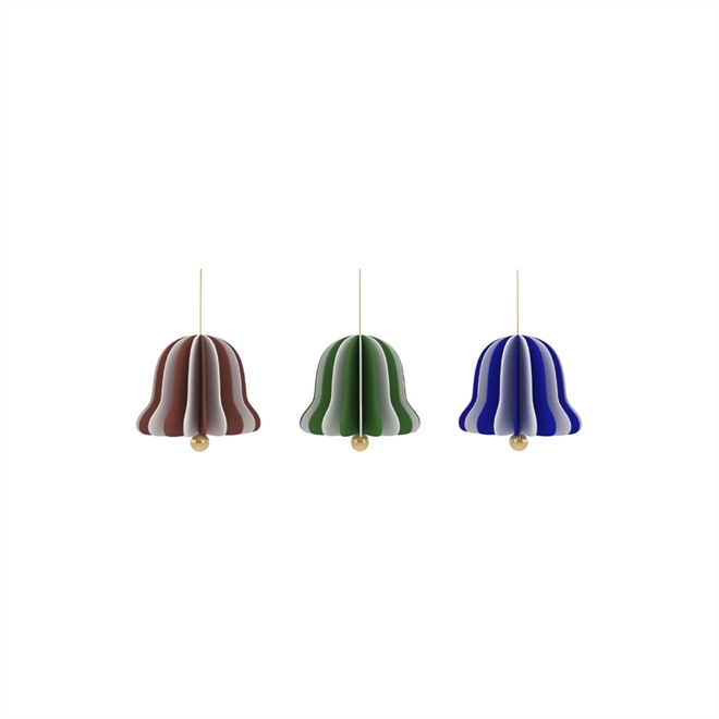 Christmas bell - papir ornament - Pk 3 fra OYOY