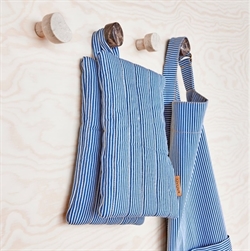 Striped Denim Potholder - demin grydelapper pk2 fra OYOY